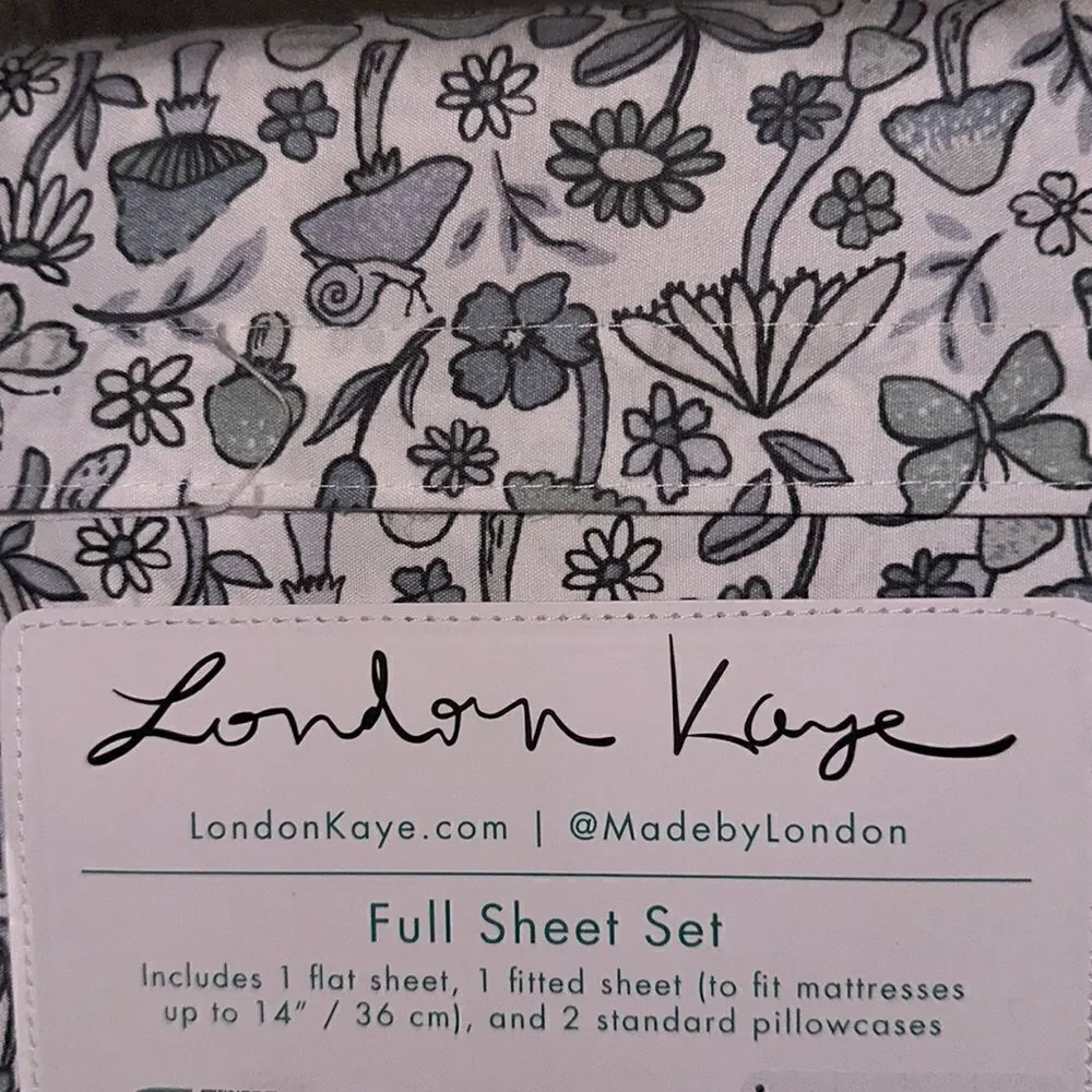 🔥London Kaye Mushroom 🍄 Sheet Set!